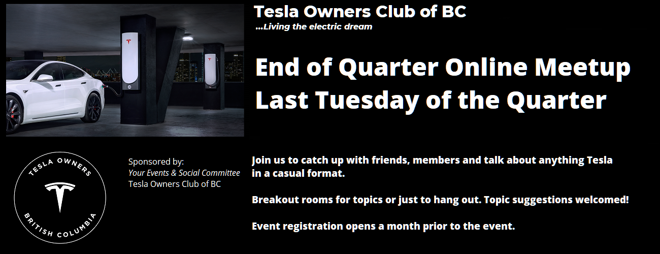 Online Meetup: End of Quarter Social Tuesdays @ 7 pm to 8 pm+